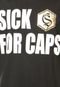 Camiseta Manga Curta Starter Cap Society Sick Preta - Marca S Starter