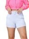  Shorts Summer Body cinto canelado confort bolso Branco - Marca Summer Body