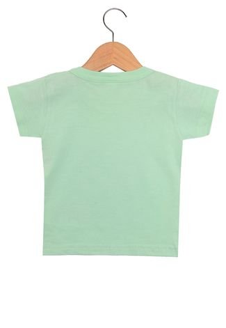 Camiseta Elian Manga Curta Menino Verde