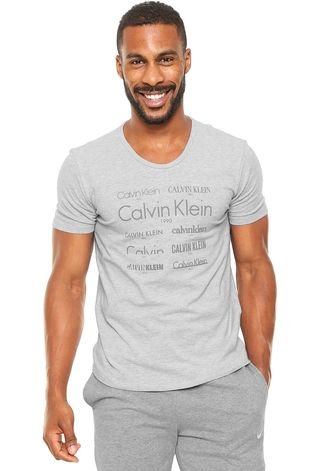 Camiseta Calvin Klein Underwear Mono Cinza