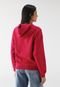 Blusa de Moletom Flanelada Fechada GAP Bright Beet Vermelha - Marca GAP