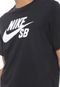 Camiseta Nike SB Dry Dfct Logo Preta - Marca Nike SB