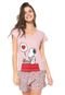 Pijama Hering Estampado Rosa - Marca Hering