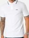 Polo Hugo Boss Slim Fit Paul Curved Branco - Marca Hugo Boss