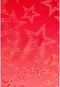 Toalha de Mesa Karsten Natal Golden Estrelas 175x270cm Vermelha - Marca Karsten
