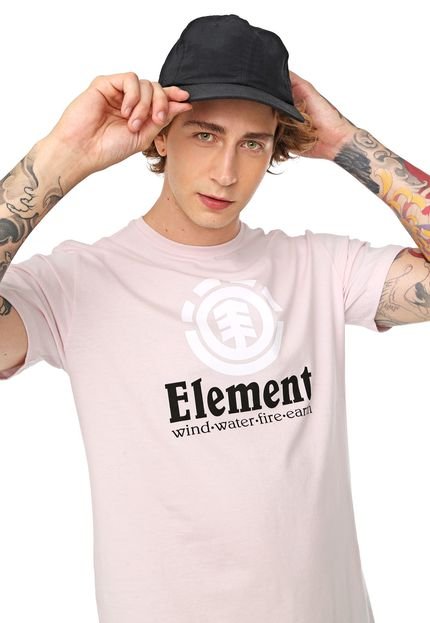 Camiseta Element Vertical Rosa - Marca Element