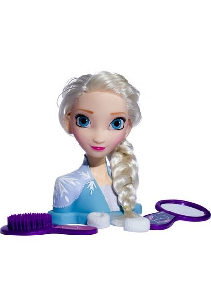 Boneca Styling Head Novabrink Disney Elsa - Marca Baby Brink