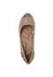 Peep Toe Ramarim Recorte Nude - Marca Ramarim