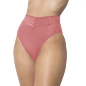 Kit 5 Calça Cós Alto Gabi Lingerie Calcinha Microfibra Confortável Compressão Moda Feminina Elegante Multicolorido - Marca Gabi Lingerie