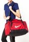 Bolsa Nike Brasilia 6 Small Duffel Vermelha - Marca Nike
