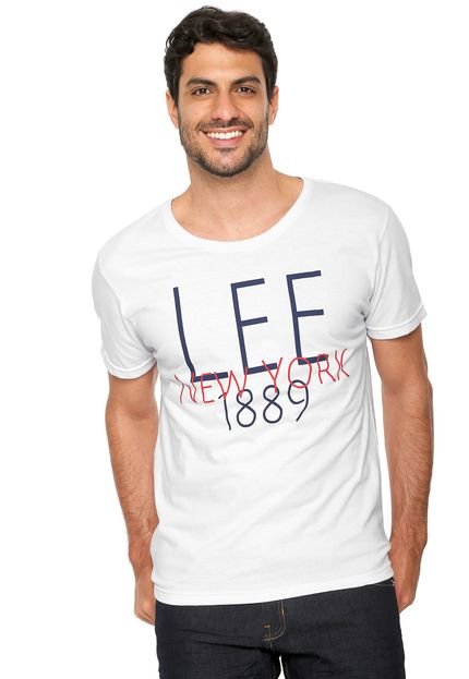 Camiseta Lee Estampada Branca - Marca Lee