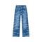 Calça Jeans Cropped Straight Kika Laser Reversa Azul - Marca Reversa