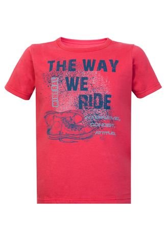 Camiseta Mineral Ride Vermelha