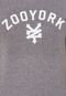 Camiseta Manga Curta Especial Zoo York Base ZY Cinza - Marca Zoo York