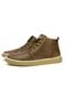 Bota Masculina Casual Glasgow Cano Alto Marrom Claro Couro - Marca USEMAYON