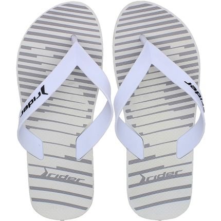 Chinelo de Dedo Rider Feel Urban Tira Grossa Masculino Branco - Marca Rider