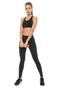 Legging BODY FOR SURE Recortes Preta - Marca BODY FOR SURE