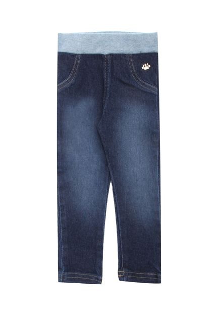 Calça Jeans Colorittá Longo Menina Liso Azul - Marca Colorittá