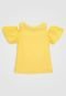 Blusa Marisol Infantil Off-Shoulder Amarela - Marca Marisol