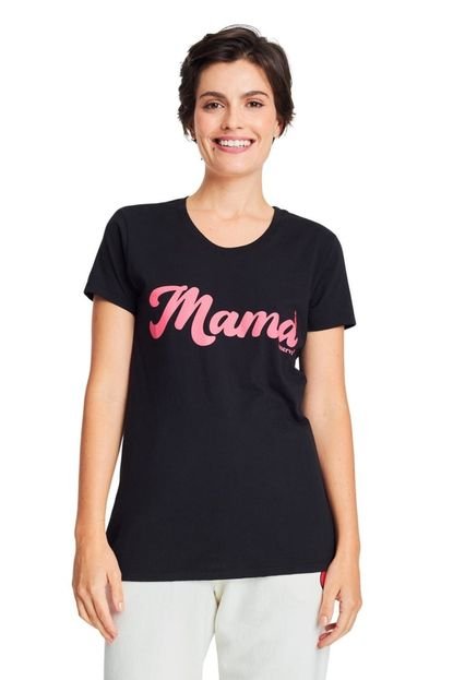 Camiseta Mama e Mini Reserva Preto - Marca Reserva