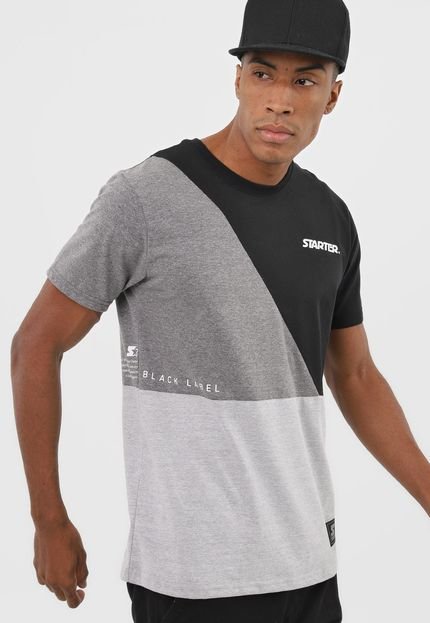 Camiseta Starter Starter Color Block Preta - Marca S Starter
