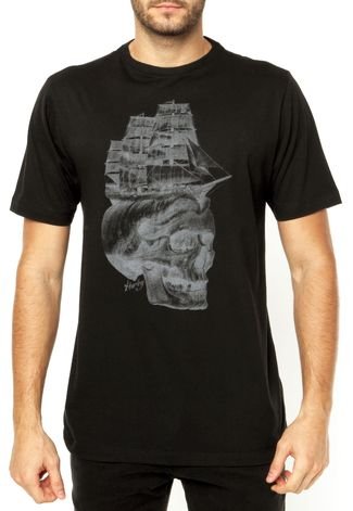 Camiseta Hurley Shiphead Preta