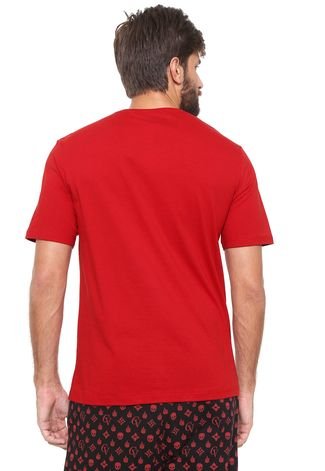 Camiseta Cavalera Estampada Vermelha - Compre Agora