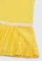 Vestido Polo Ralph Lauren Infantil Polo Plissado Amarelo - Marca Polo Ralph Lauren