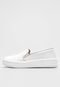 Slip On Beira Rio Liso Branco - Marca Beira Rio