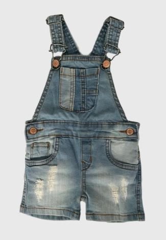 Jardineira Jeans Mabu Denim Modelo Curto Compre Agora Dafiti Brasil