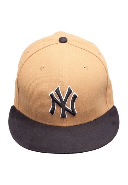 Boné New Era 5950 Suede Classic New York Yankees Marrom - Marca New Era