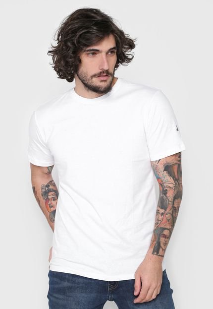 Camiseta Volcom Solid Stone Branca - Marca Volcom