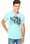 Camiseta Calvin Klein Estampa e Gel Colorido Azul - Marca Calvin Klein