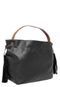 Bolsa Hobo Vivibela Caxuxo Ferragens Preta - Marca Vivibela