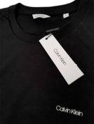 Camiseta Calvin Klein Masculina Slim Logo Flamê Preta - Marca Calvin Klein