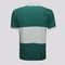 Camisa Palmeiras Infantil Retro 1916 Verde e Branca - Marca Liga Retro