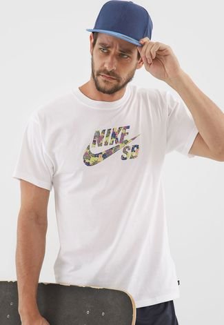 Camiseta Nike SB Nk Sb Tee Paradis Branca