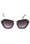 Óculos de Sol Polo London Club Geométrico Preto/Dourado - Marca PLC