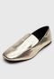 Mocassim DAFITI SHOES Metalizada Dourado - Marca DAFITI SHOES