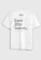 Camiseta Colcci Kids Infantil Lettering Branca - Marca Colcci Kids