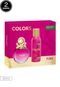 Kit Perfume Colors Pink Benetton 80ml - Marca Benetton Fragrances
