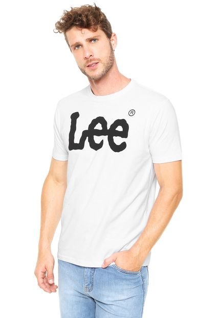 Camiseta Lee Logo Branca - Marca Lee