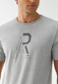 Camiseta Aramis Slim Estampa Cinza - Marca Aramis