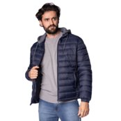 Jaqueta Masculina Balboa Puffer Capuz Marinho - Marca Balboa