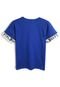 Camiseta Extreme Menino Lettering Azul - Marca Extreme