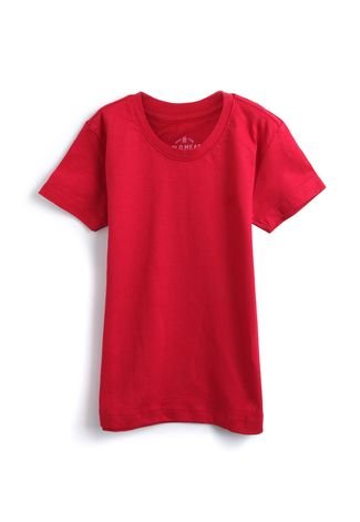 Camiseta Polo Wear Menino Lisa Vermelha