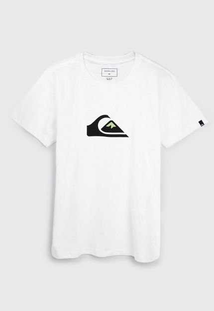 Camiseta Quiksilver Infantil Logo Branca - Marca Quiksilver