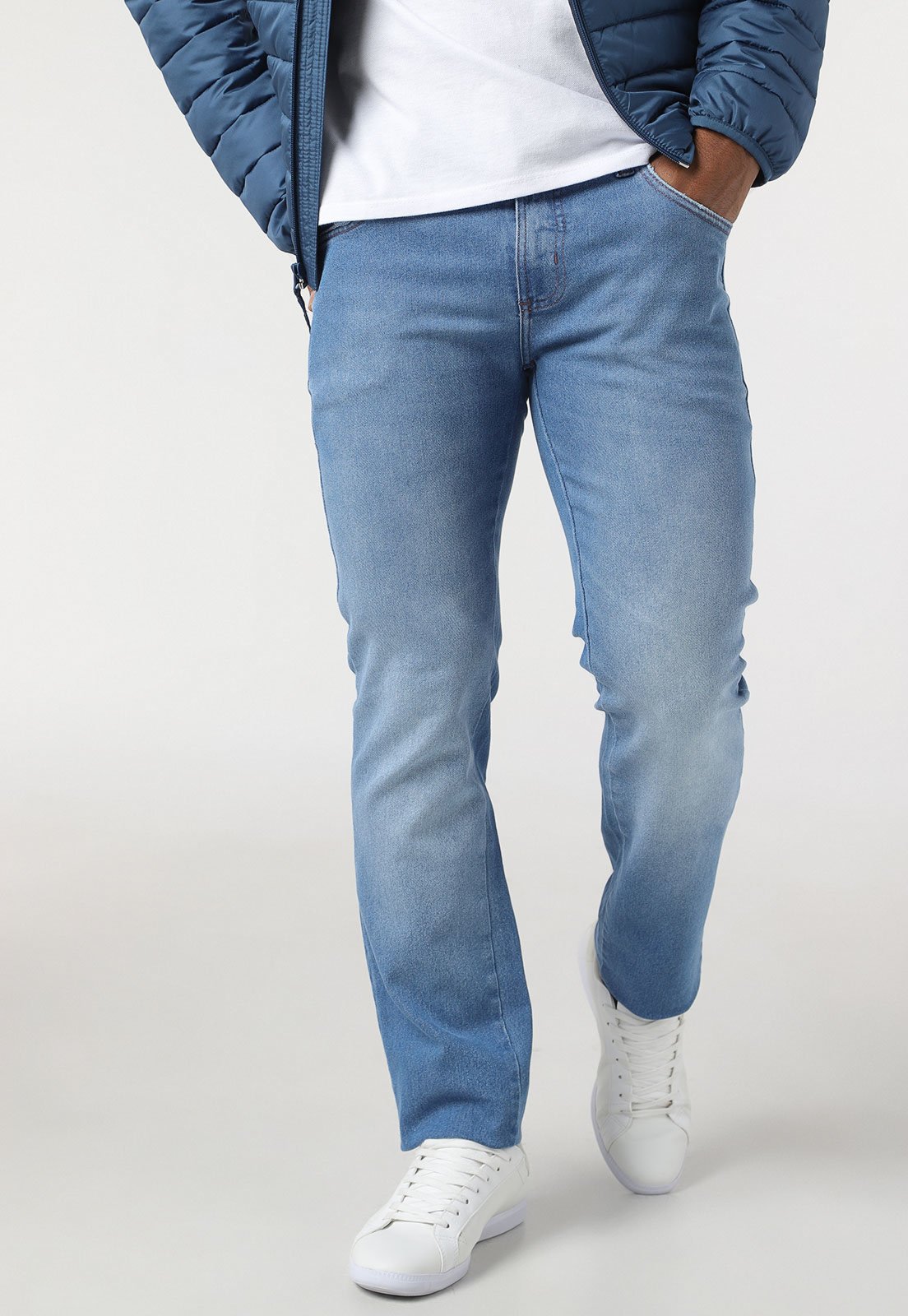 Calça Jeans Colcci Reta Estonada Azul - Marca Colcci