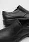 Sapato Social Pegada Recortes Preto - Marca Pegada