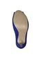 Peep Toe Básico Azul - Marca My Shoes